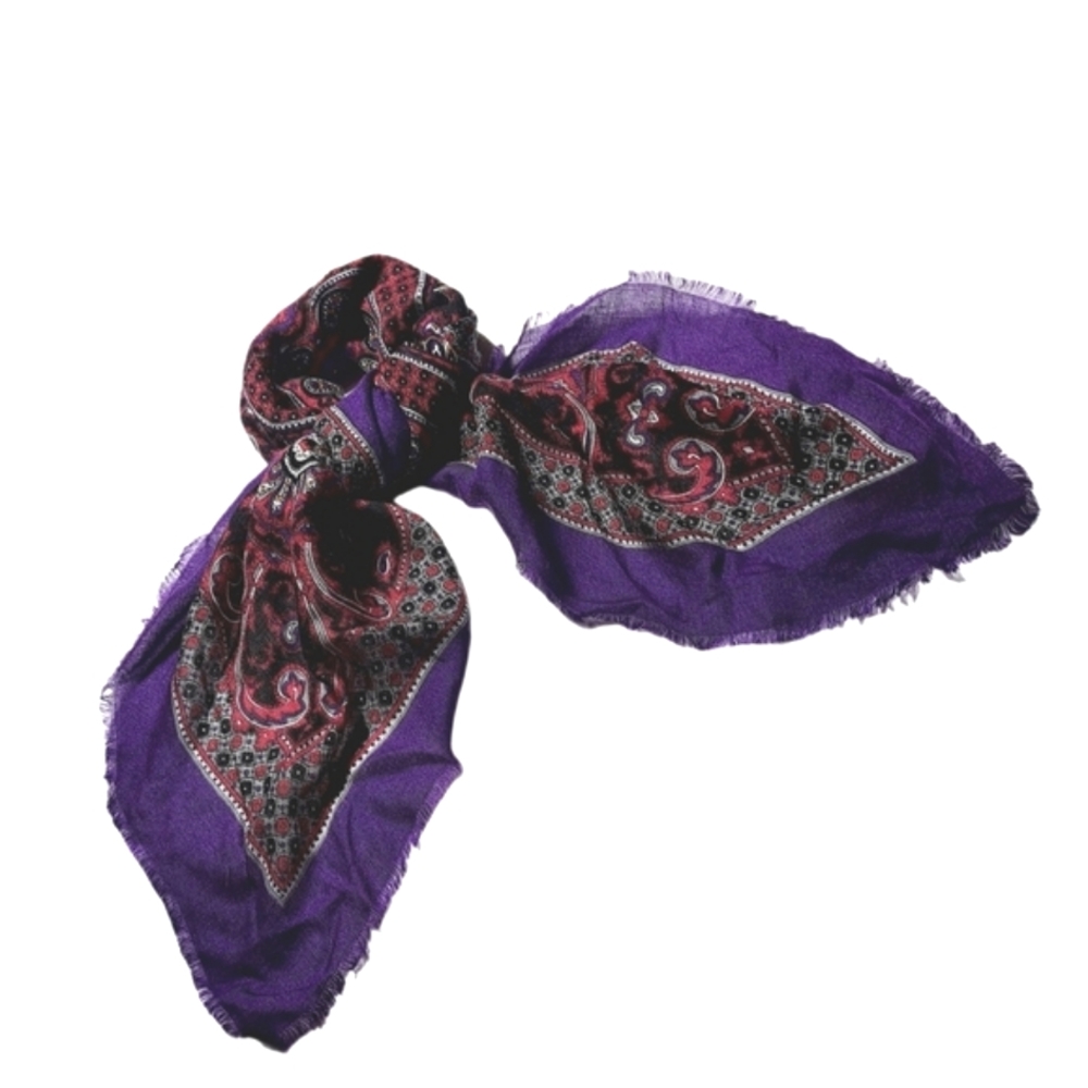 10 Items for $20 (🎄10/$20). Scarf w/ Purple, Pink, Black, & Paisley Print